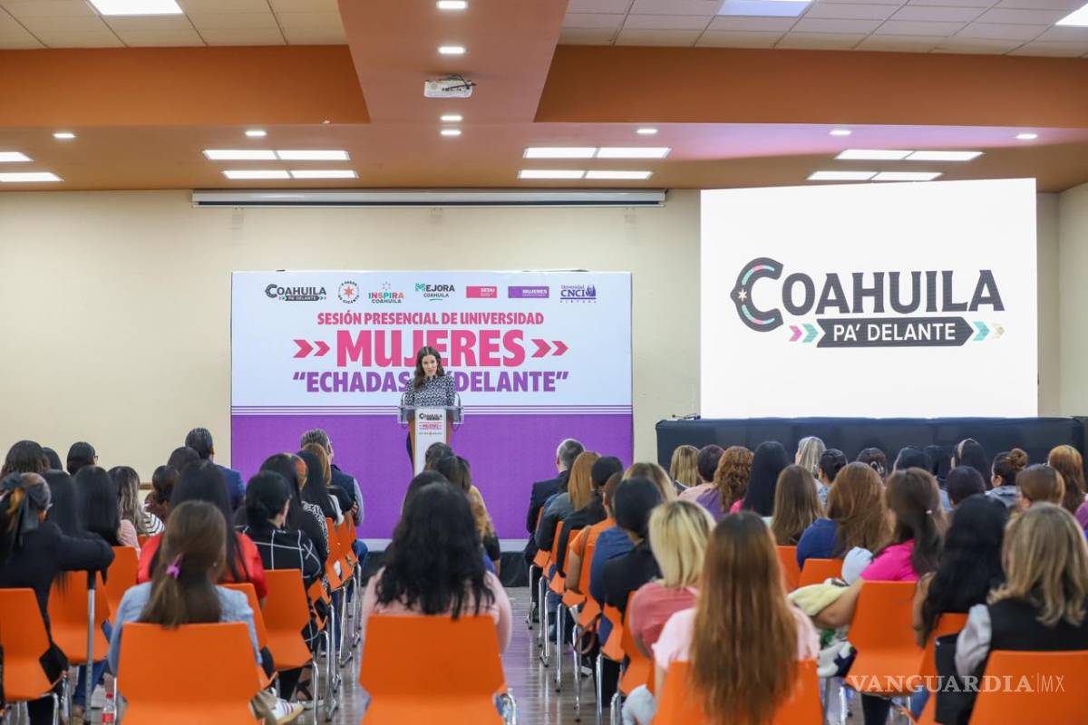 $!El programa Mujeres Echadas pa’ delante busca fomentar la participación de la mujer en el sector educativo y laboral.