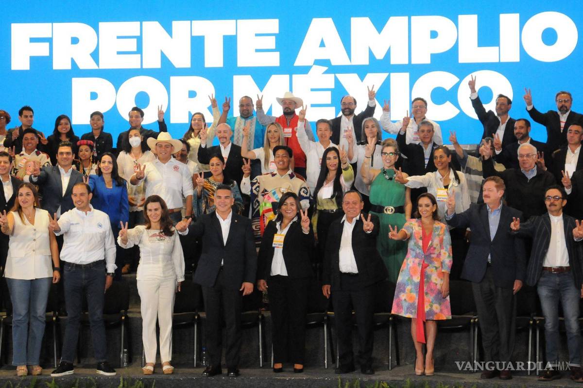 $!La alianza “Va por México” anunció el formato en que se elegirá a la persona que competirá por la presidencia de la República en el 2024.