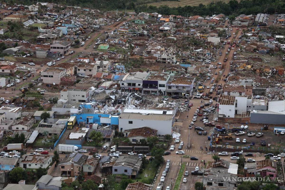 Sacude tornado sur de Brasil; mueren 6 y hay cientos de heridos