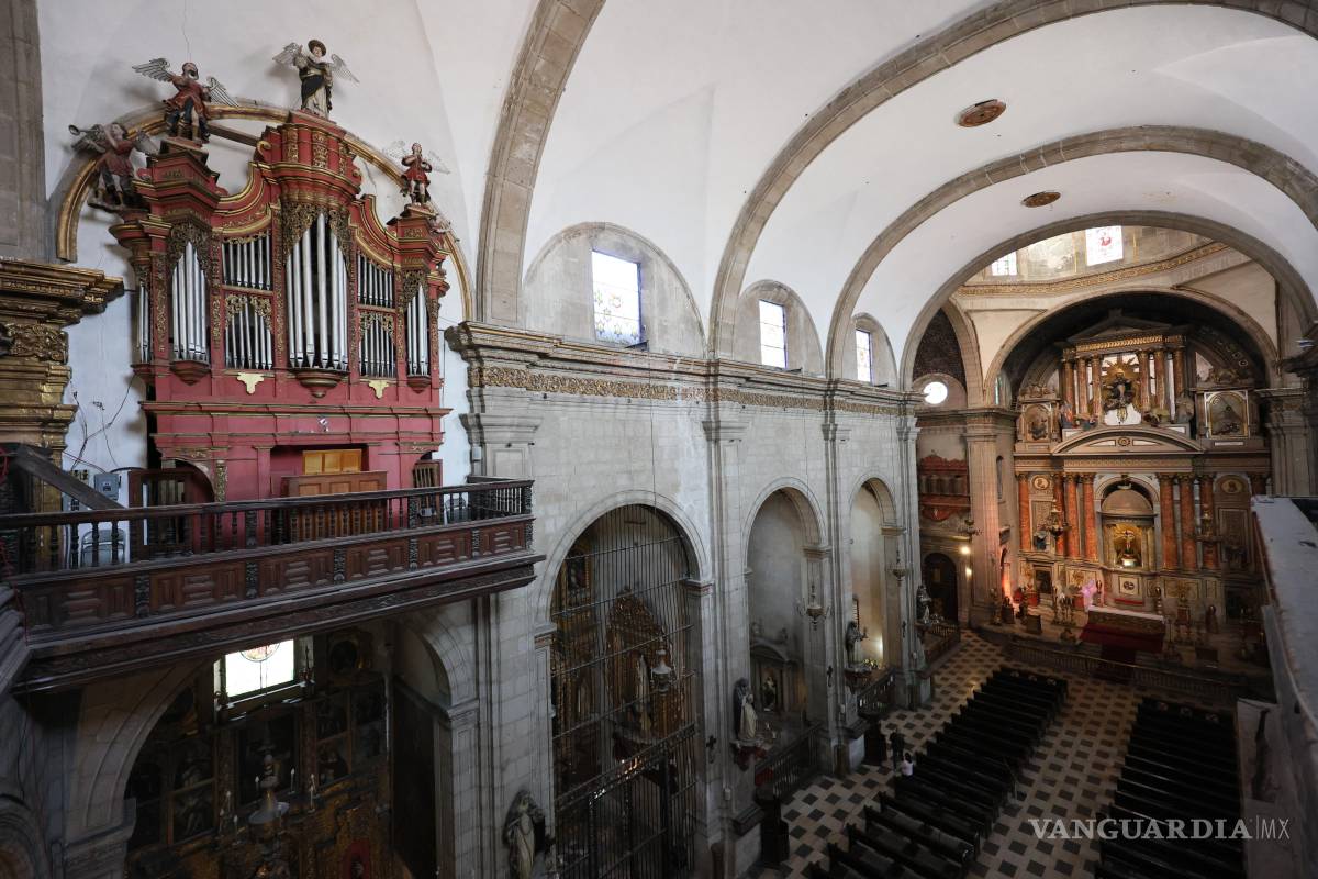 $!En la imagen, el interior de la iglesia de Santo Domingo, en la Ciudad de México, el 27 de enero de 2026.