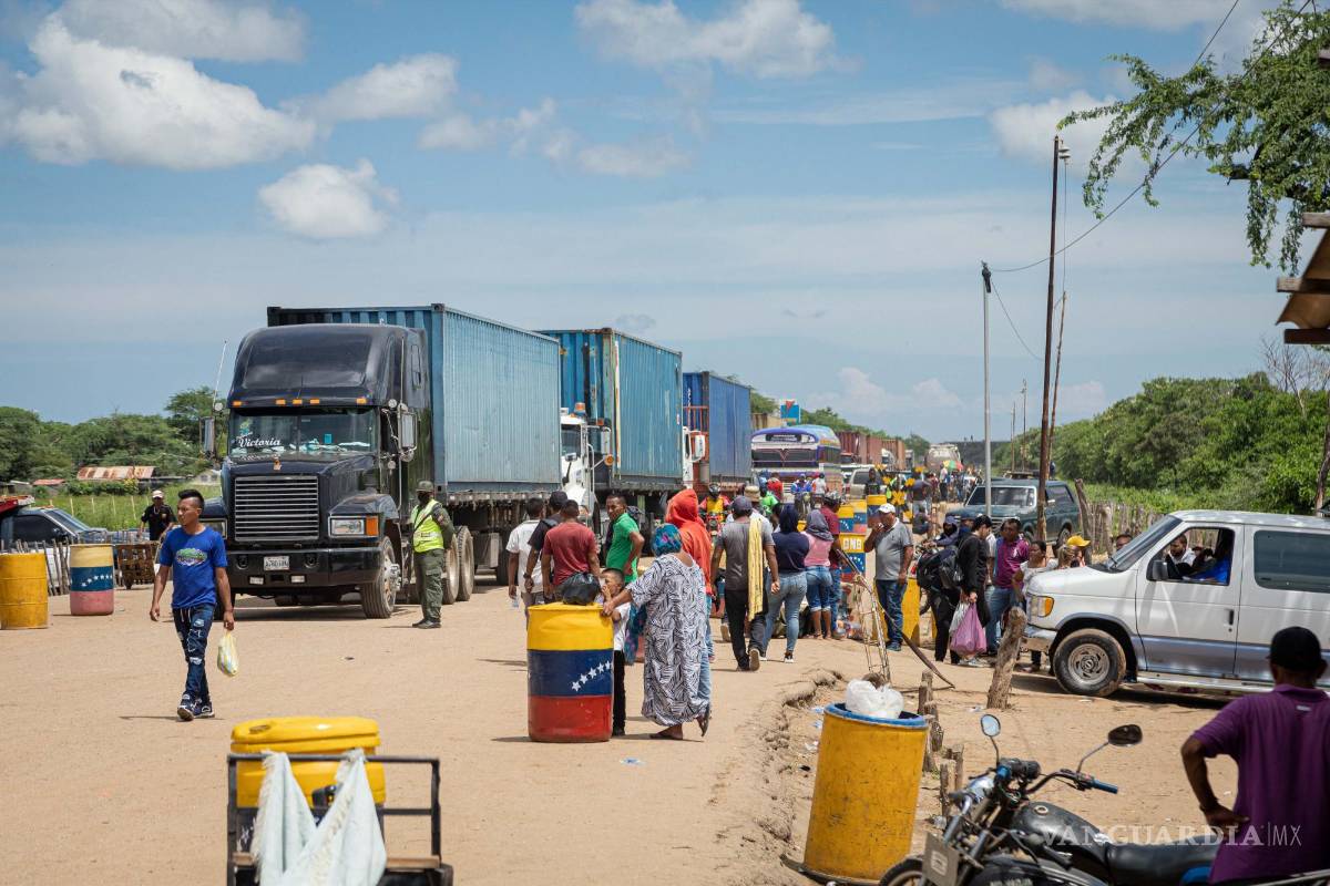 $!El paso fronterizo conocido como La Raya, en La Guajira.
