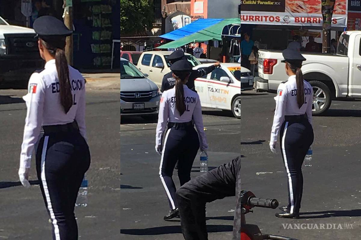 Mujer policía de Culiacán sorprende por su atractivo físico