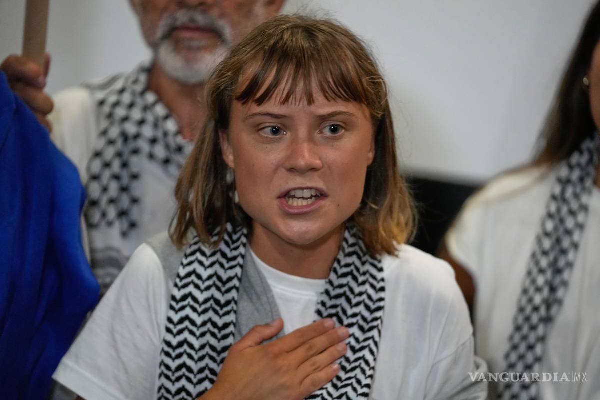 $!Activistas suecos de la Flotilla Global Sumud tienen planeado denunciar a Israel ante la ONU por la supuesta violación de los derechos humanos de Greta Thunberg.