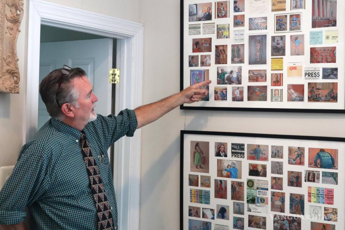 $!Durante 40 años, el lápiz de Bill Hennessy ha retratado casos como el que derogó la protección federal del derecho al aborto.