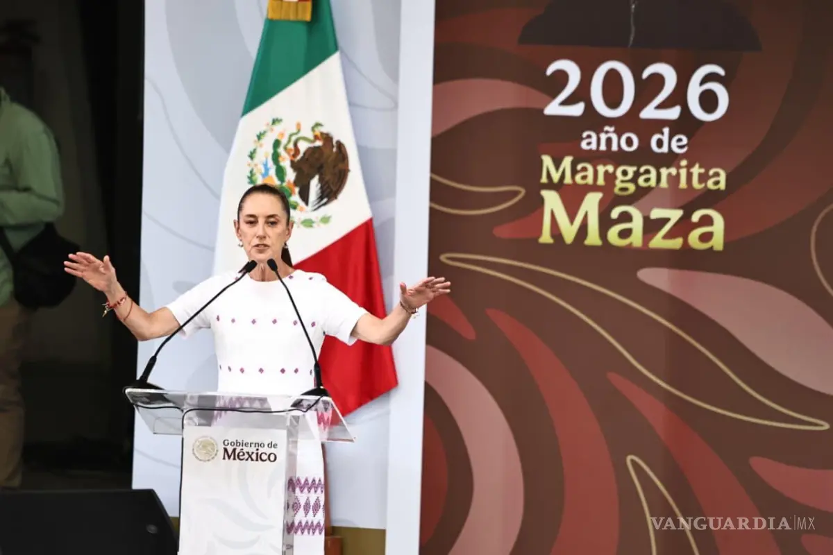 $!Durante su mensaje, Sheinbaum afirmó que decidió recorrer las entidades para presentar directamente los resultados de su Segundo Informe de Gobierno.