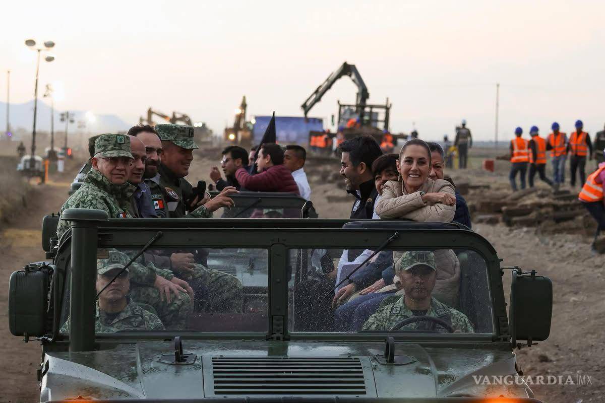 Da Claudia Sheinbaum banderazo a obra del tren México-Pachuca