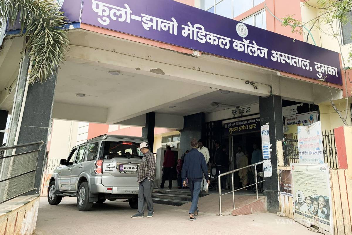 $!Vista del hospital donde la pareja de españoles atacada en el noreste de la India fue hospitalizada tras ser atacados y la mujer violada por un grupo de hombres mientras dormían.