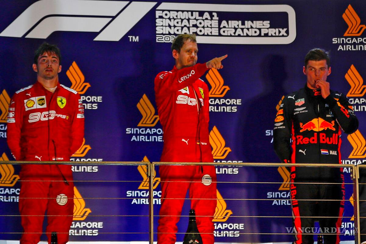 Sebastian Vettel vuelve a ganar en la F1 después de un año