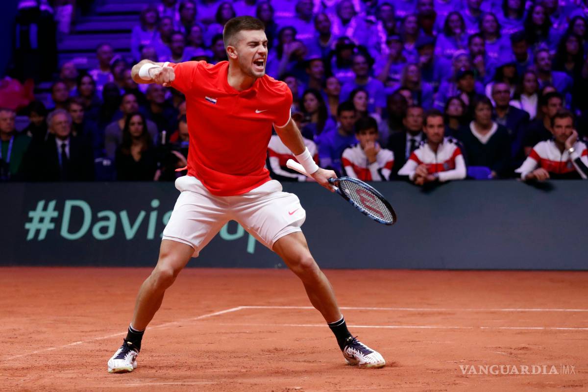 $!Croacia se adelanta a Francia en la Copa Davis gracias a Borna Coric