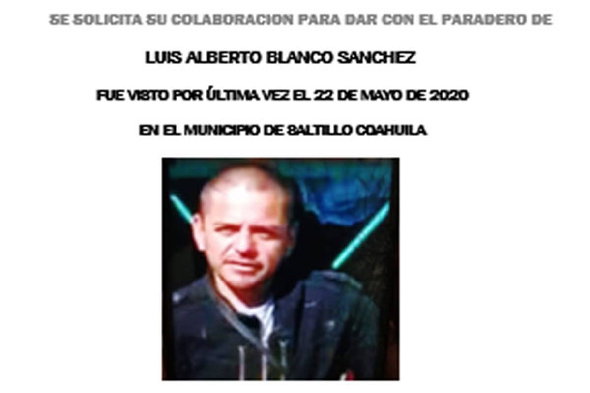 Hombre de 39 años cumple 13 días desaparecido en Saltillo; se lo llevaron ‘policías’