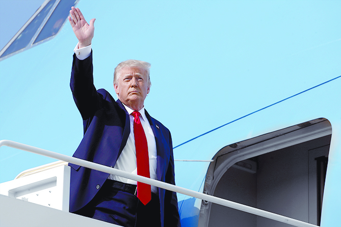 Encabeza Donald Trump festejo de Independencia en Rushmore pese a nuevo récord de contagios