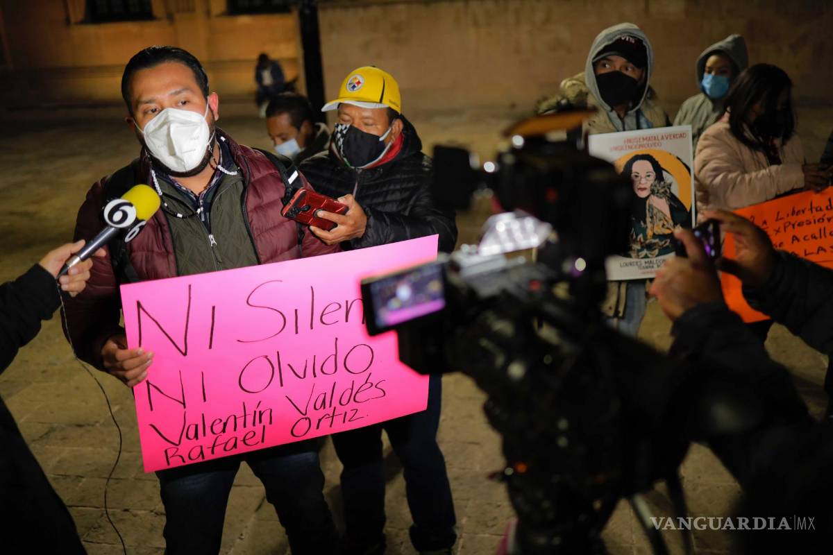 Saltillo: Periodistas se unen a protesta nacional para exigir un alto a los asesinatos y agresiones en contra del gremio