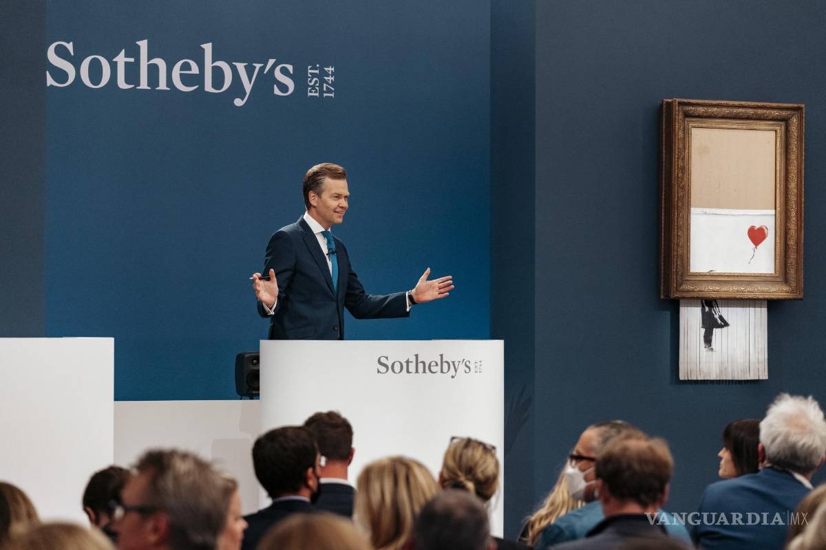 Banksy logra un récord, su obra “Love is in the Bin” se vende por 21 millones de euros