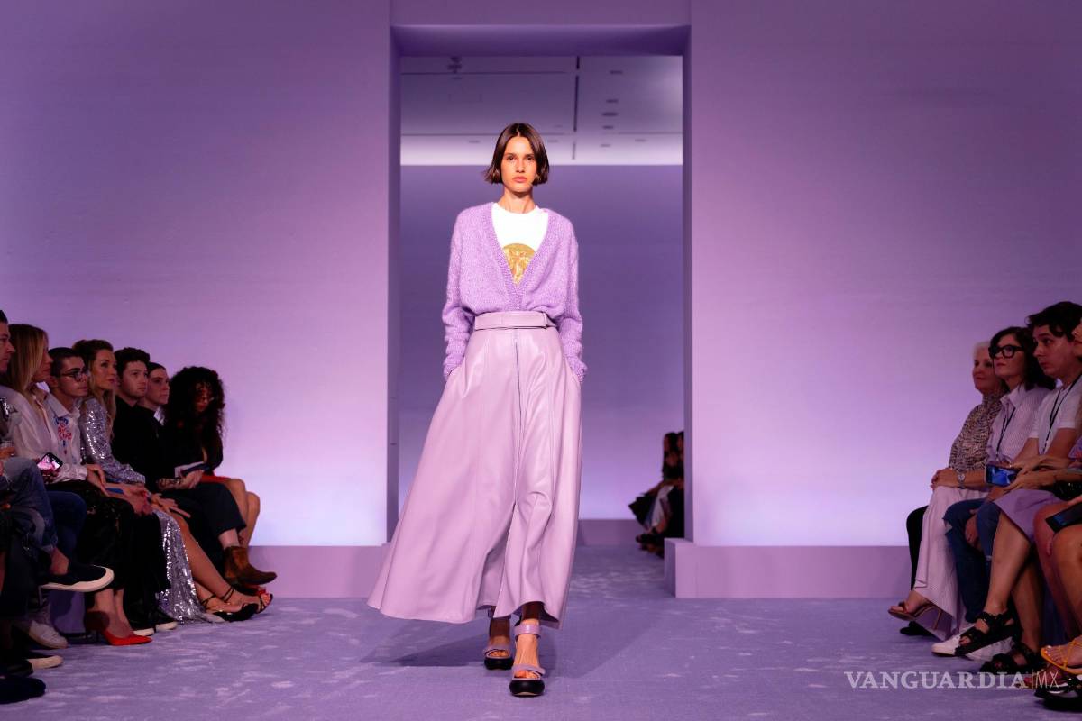 $!La colección Brandon Maxwell se modela durante la Semana de la Moda de Nueva York.