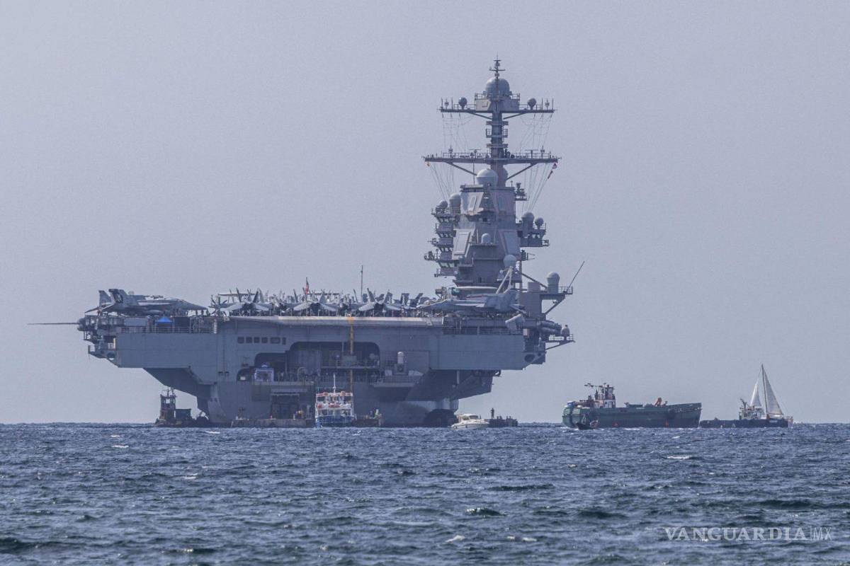 Llega al Caribe el USS Gerald R. Ford, el mayor portaaviones de Estados Unidos
