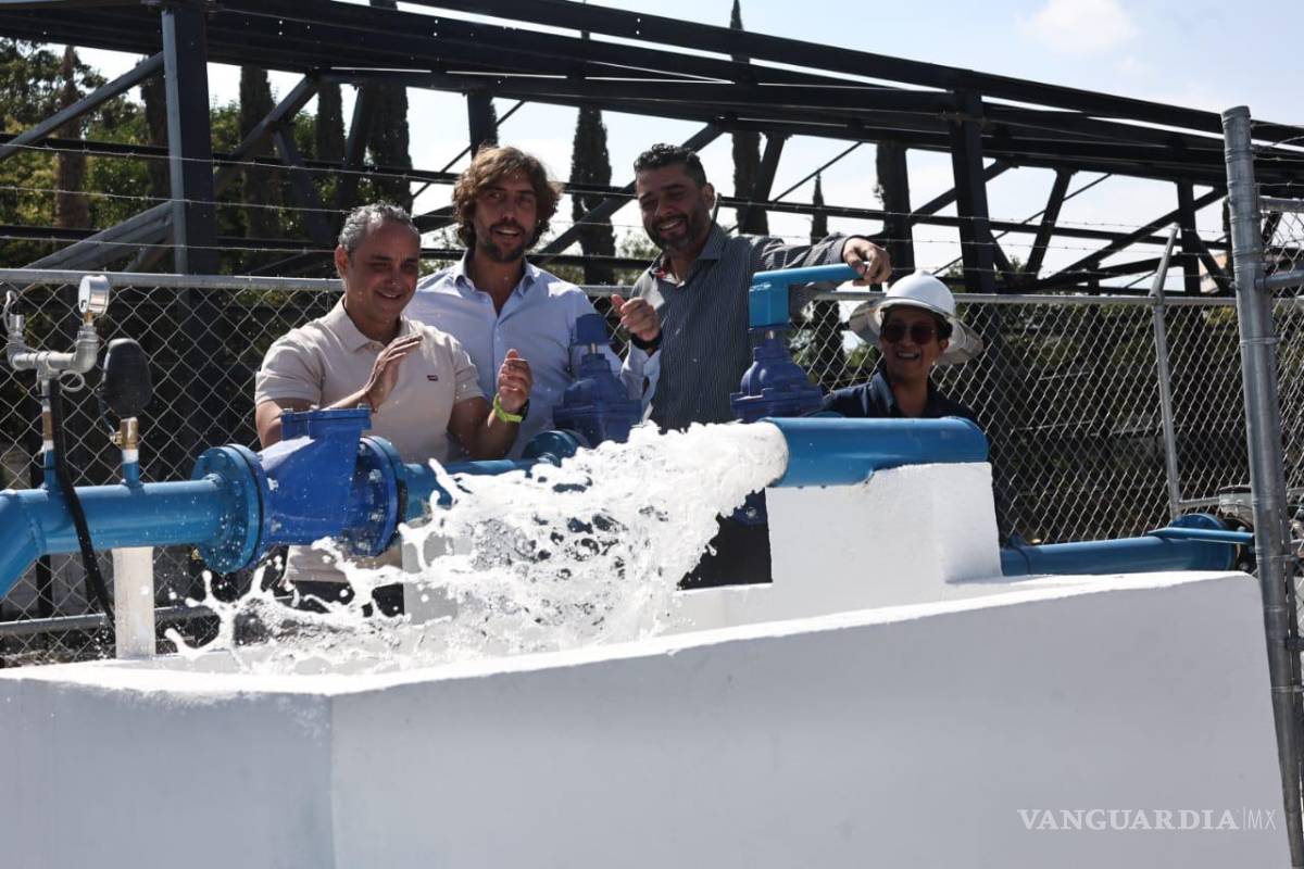 $!El pozo Paraíso 3, inaugurado en el Parque Ecológico La Aurora, aportará 8 litros por segundo.