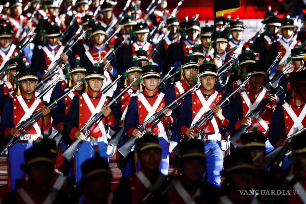 $!Aspectos de la conmemoración del Bicentenario de la consumación de la Independencia de México en el Zócalo de la Ciudad de México. Lunes 27 de septiembre de 2021. Agencia EL UNIVERSAL/Diego Simón Sánchez/RDB