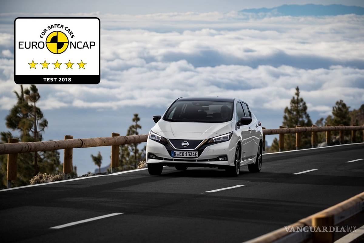 Nissan LEAF alcanza la máxima puntuación en pruebas de Euro NCAP