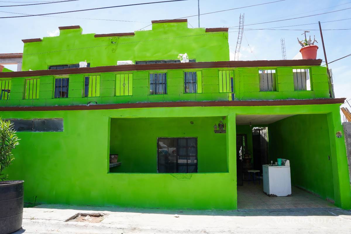 ‘Enchúlame la casa’ transforma fachadas de la colonia Santos Saucedo, en Ramos Arizpe