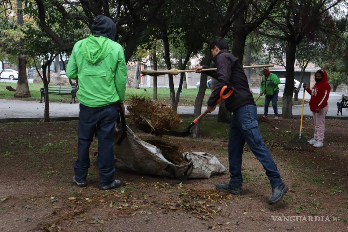$!Brigadas municipales atendieron áreas verdes y espacios públicos en colonias como República Oriente, Praderas y La Fragua, con labores de limpieza, poda y deshierbe.