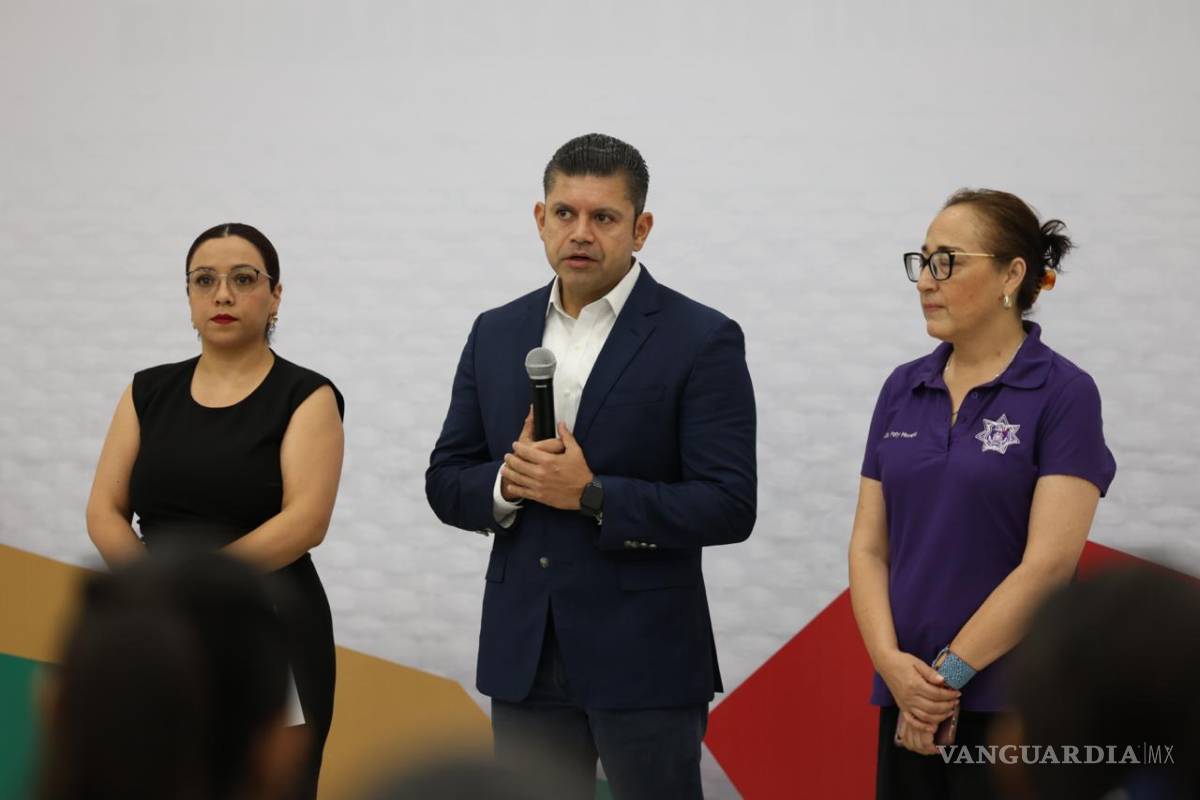$!El comisionado Miguel Ángel Garza Félix destacó la importancia de este nuevo proyecto para la seguridad de Saltillo.