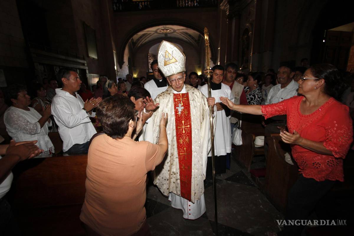 Celebra en aislamiento 101años de vida, obispo emérito
