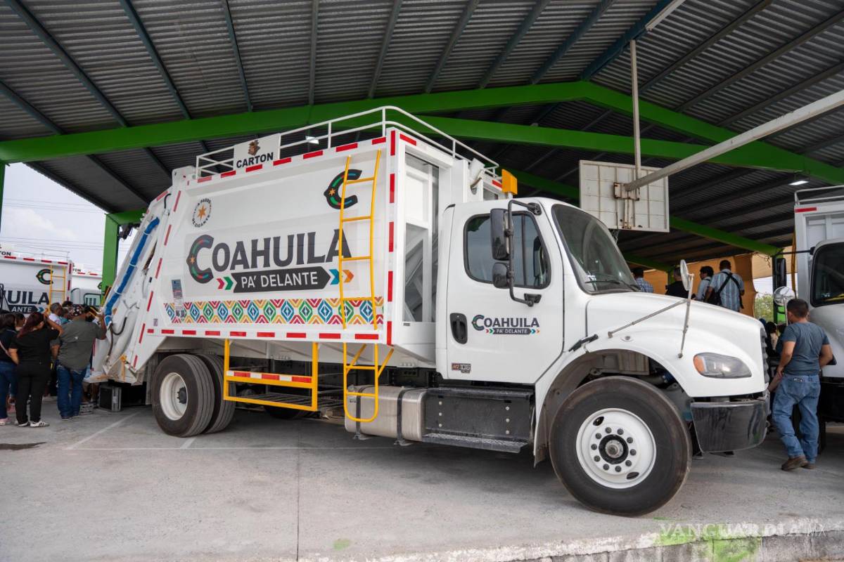 $!La inversión estatal superior a los 40 millones de pesos permitirá mejorar el sistema de recolección de basura en distintos municipios de Coahuila.