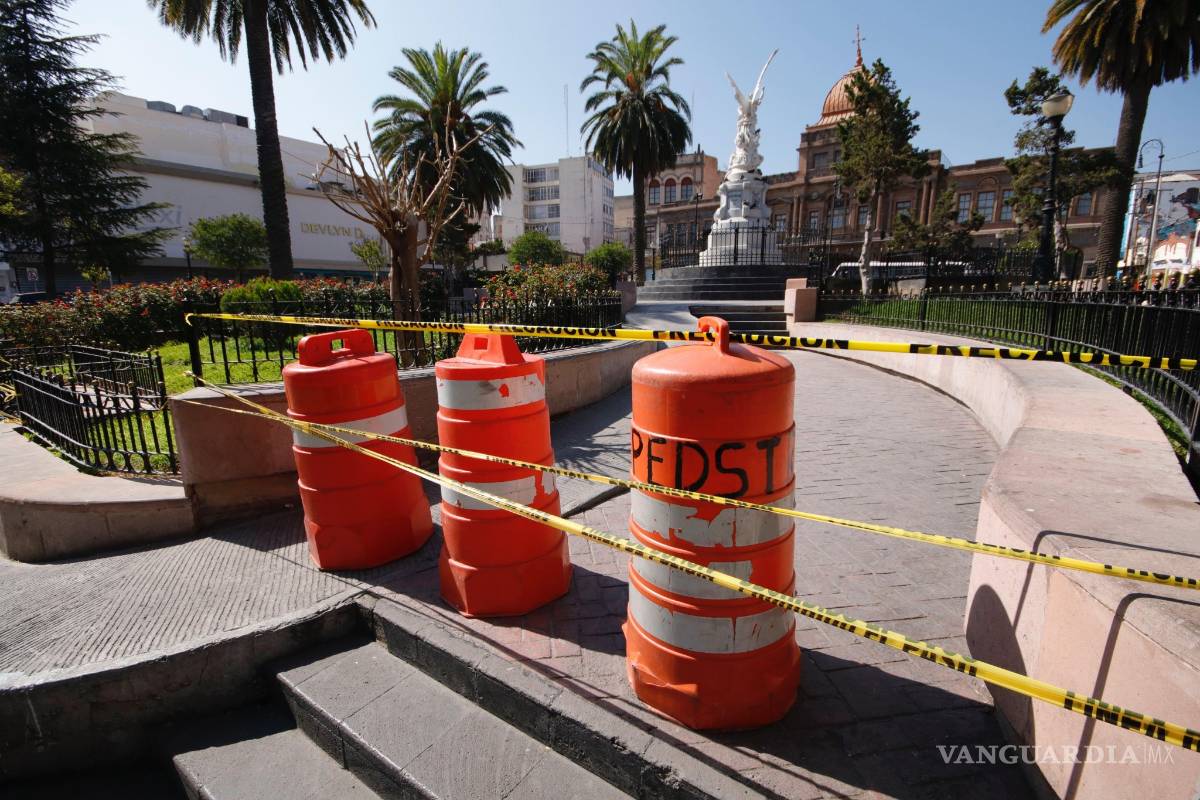 $!Coronavirus: Sin acceso plazas públicas y parques de Saltillo por COVID-19