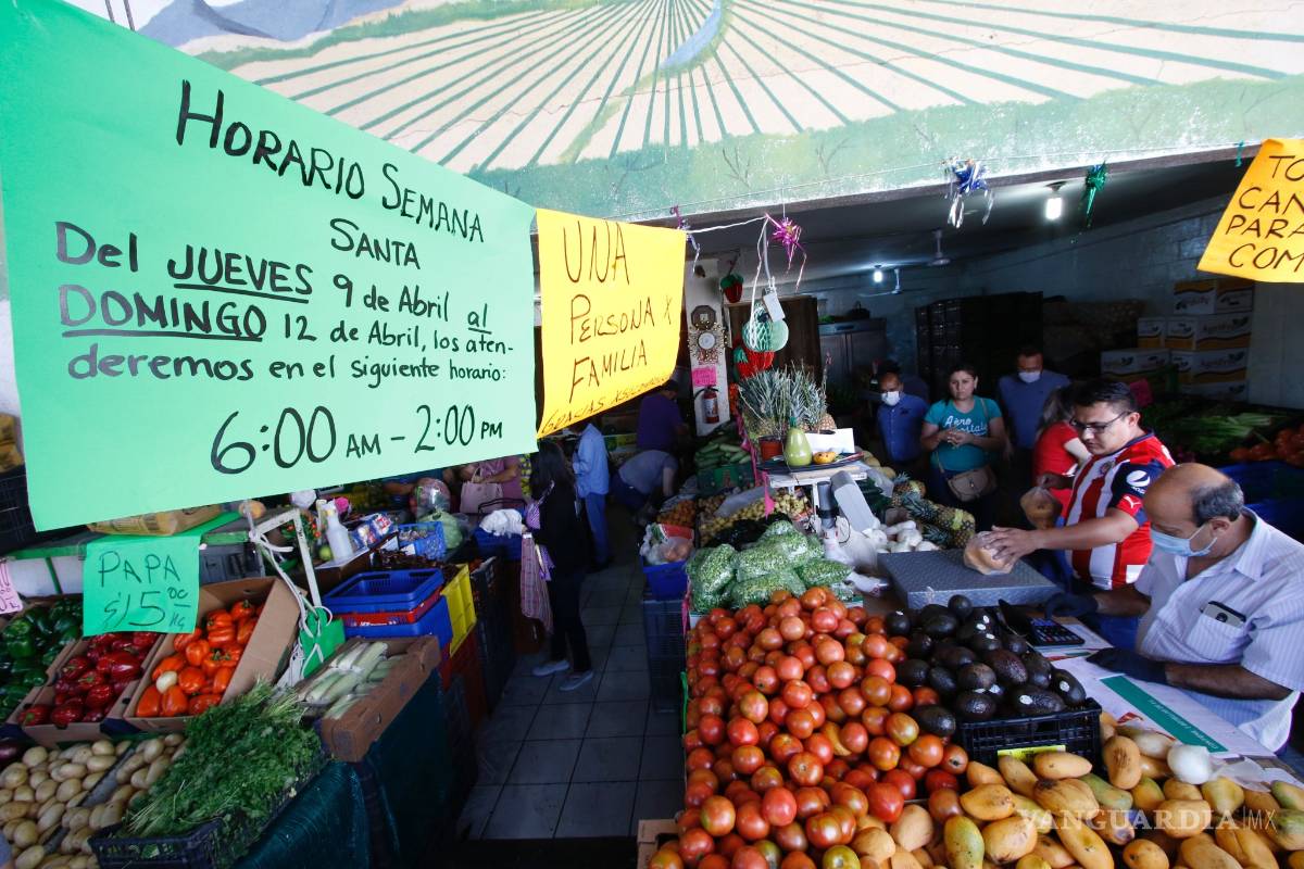 $!Central de Abastos de Saltillo descarta aumento de precios ante pandemia de coronavirus