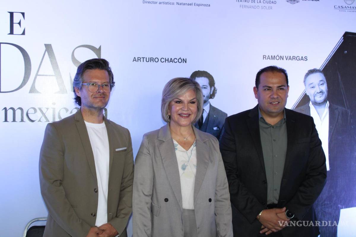 $!Ramón Vargas y Arturo Chacón engalanarán Saltillo junto a la OFDC en octubre