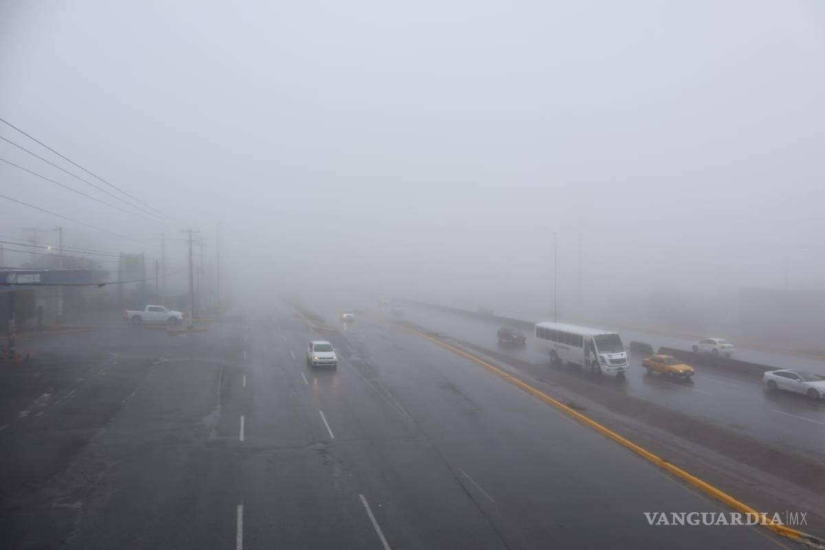 ¿Viajas de Saltillo a Monterrey este fin de semana? Neblina y lluvia te esperan en la carretera