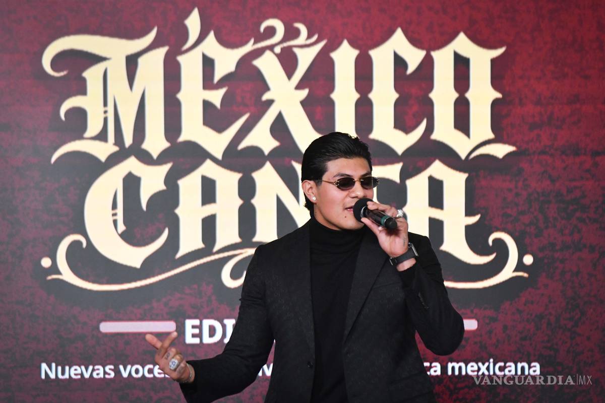 $!CIUDAD DE MÉXICO, 23JULIO2026.- Armando Toledo Rosas El Bogueto, durante la conferencia matutina realizada en Palacio Nacional donde se presentaron los semifinalistas de la edición México Canta 2026. FOTO: MARIO JASSO/CUARTOSCURO.COM