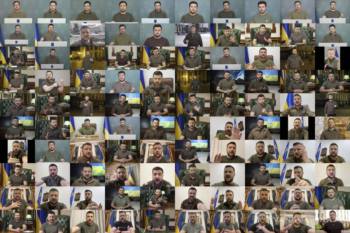 100 discursos en 100 días, Zelensky moviliza a Ucrania