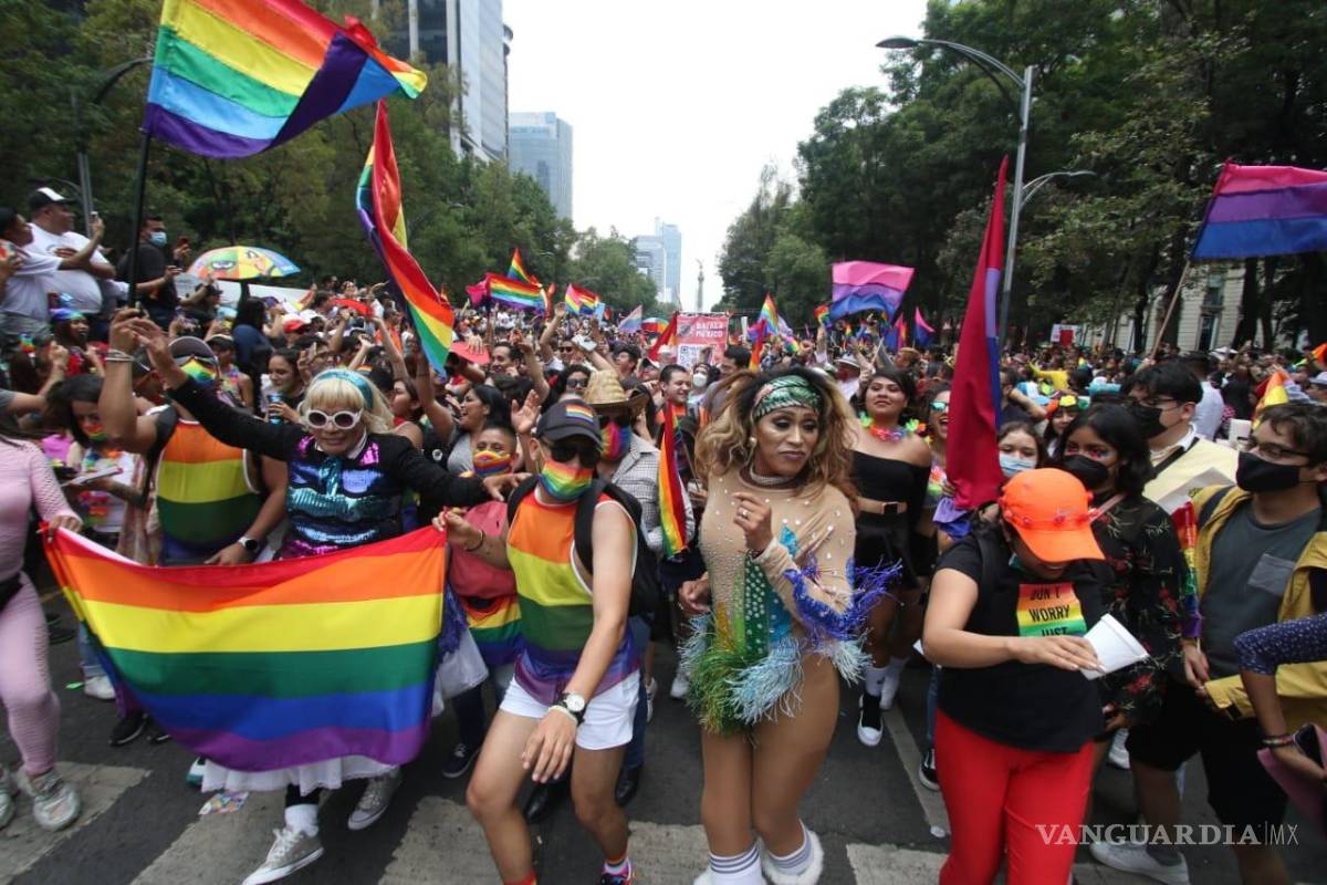 $!Marcha LGBTQI+ en la Ciudad de México.