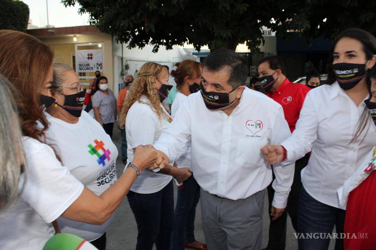 Eduardo Olmos se dice satisfecho de llevar las propuestas a colonias