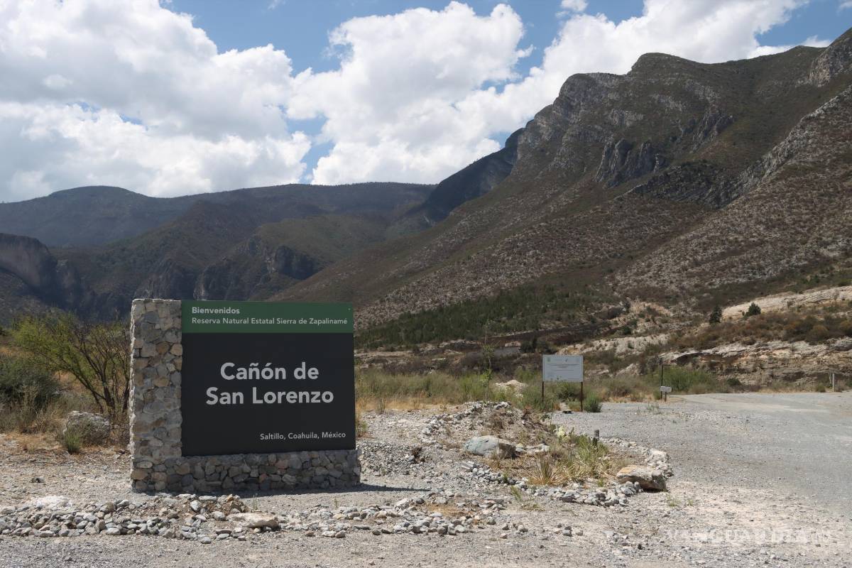 Buscan invertir entre 5 y 6 mdp para la conservación del Cañón de San Lorenzo en Saltillo