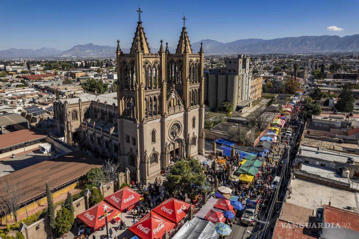 Cierran calles aledañas al Santuario en Saltillo, por festejo guadalupano