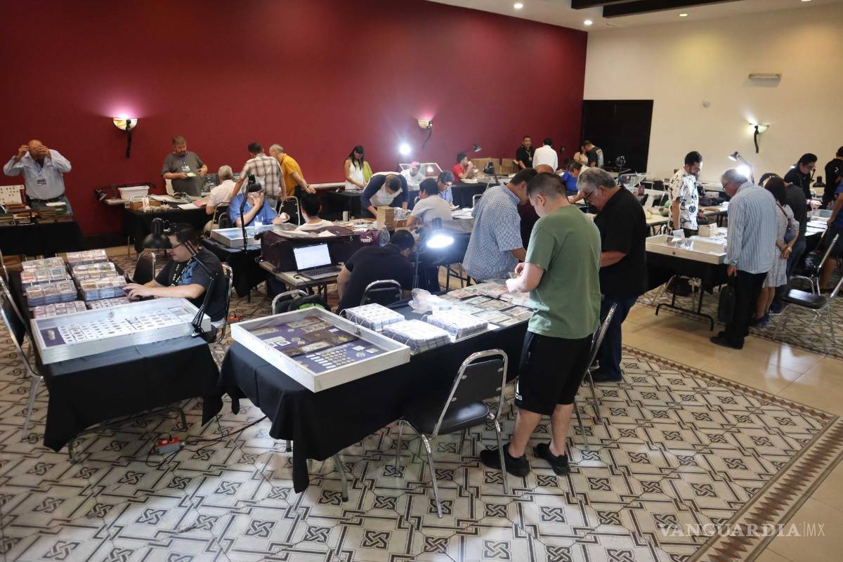 $!Coleccionistas de monedas nacionales y extranjeros se dieron cita en Saltillo.