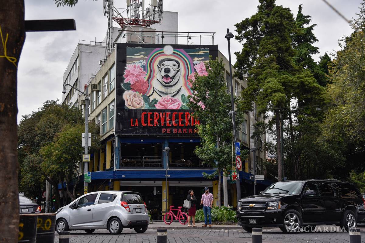 $!Dedican mural a Frida en restaurante de la CDMX