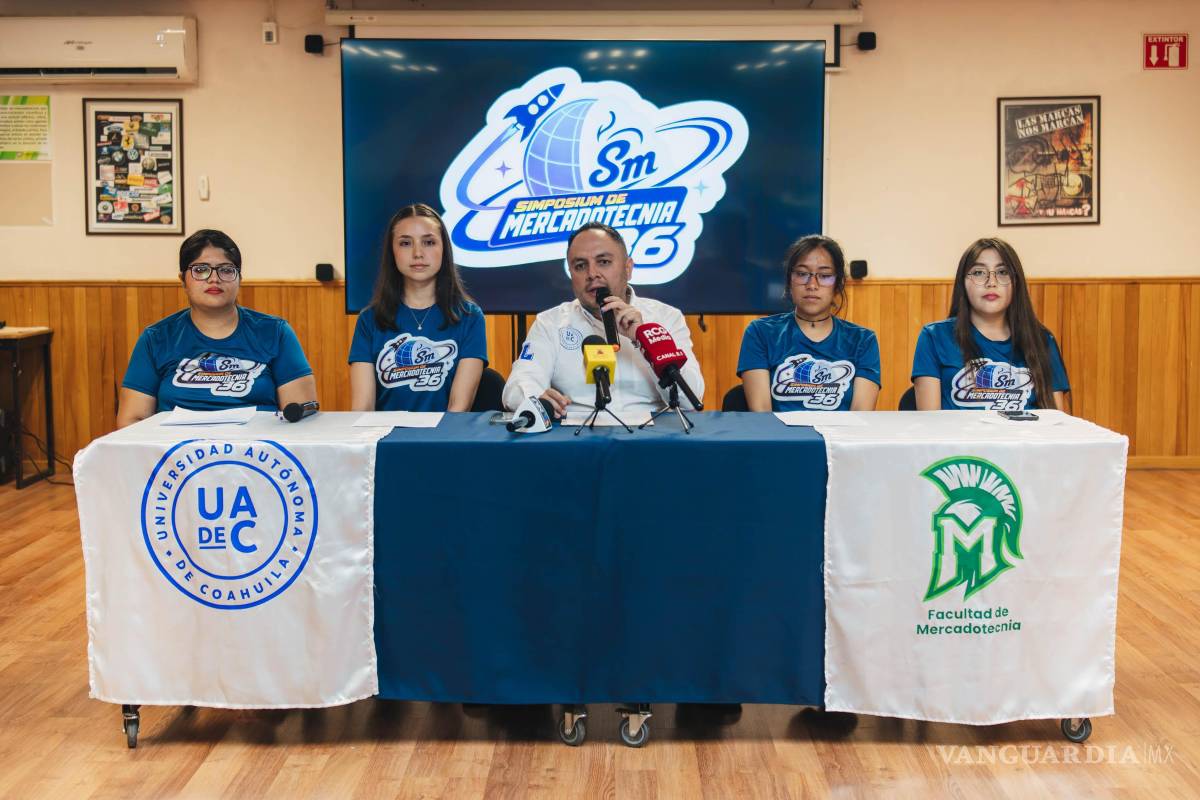 $!Iván Gaher Garnica Espinoza, director de la facultad, presentó los detalles del encuentro junto con estudiantes del comité organizador.