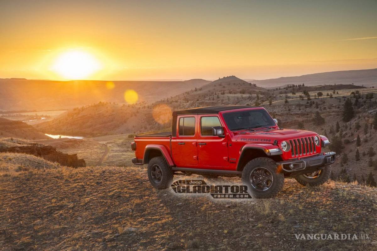 $!Jeep Gladiator, revelan la poderosa pick-up todoterreno... y descapotable