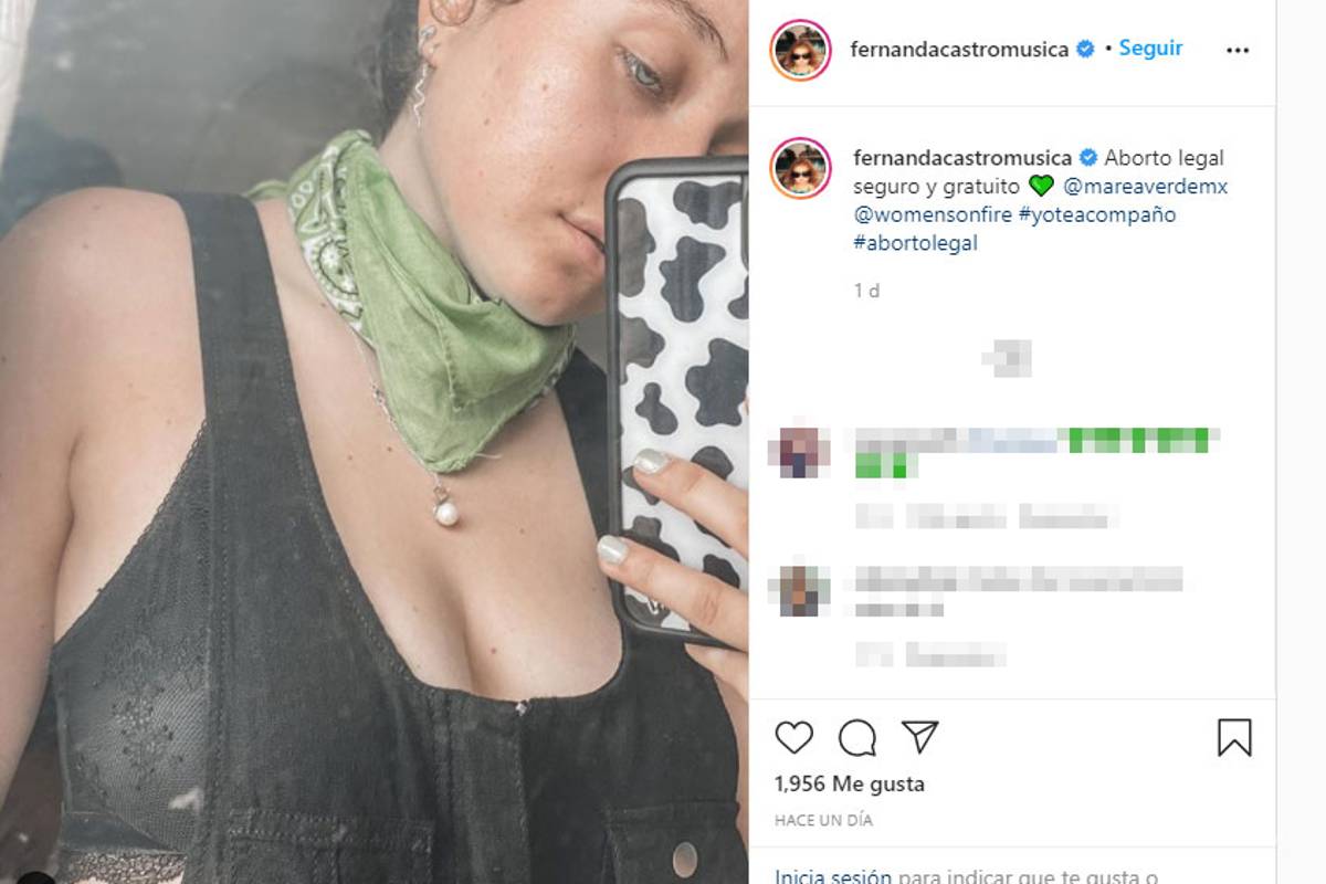 Fernanda Castro, hija de Angélica Rivera, a favor del aborto