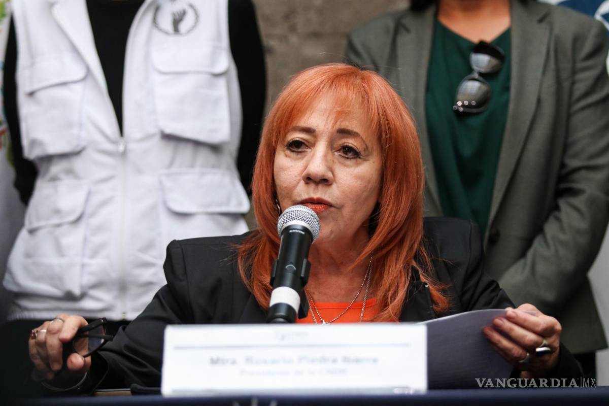 $!Rosario Piedra Ibarra, Comisionada Nacional de Derechos Humanos.