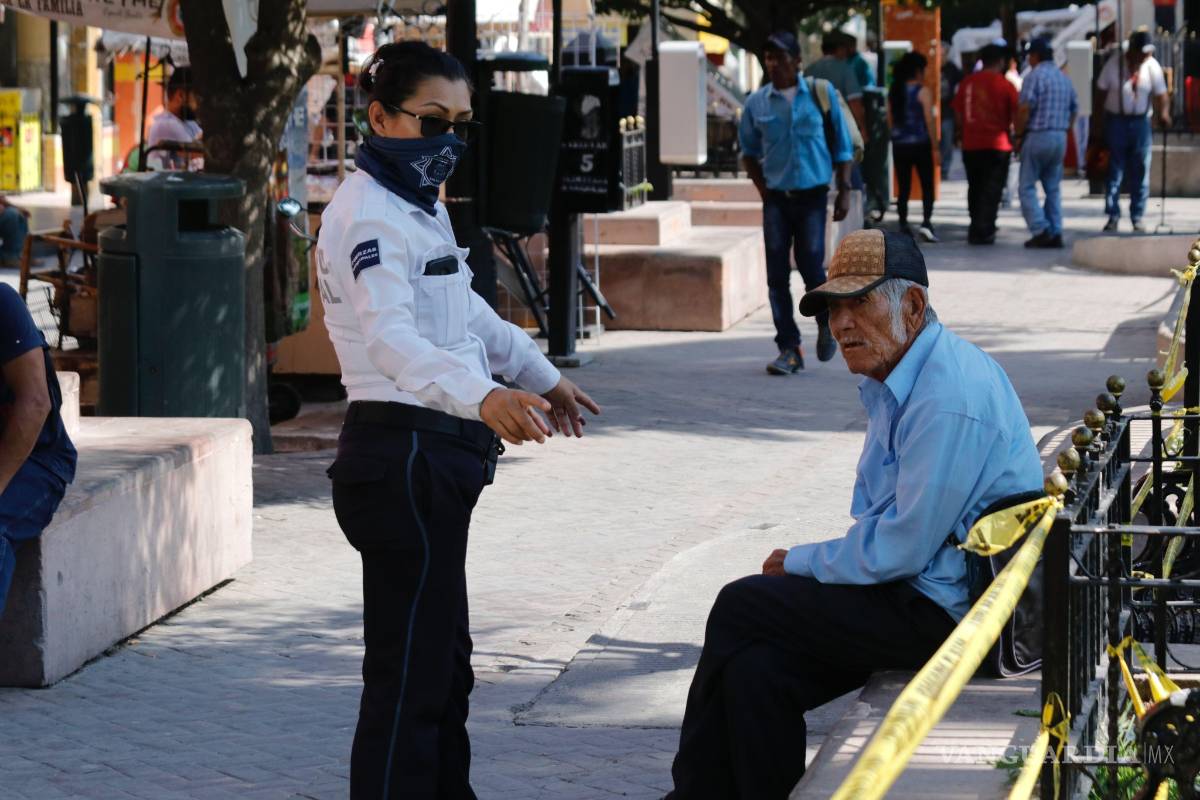 Coronavirus: Sin acceso plazas públicas y parques de Saltillo por COVID-19