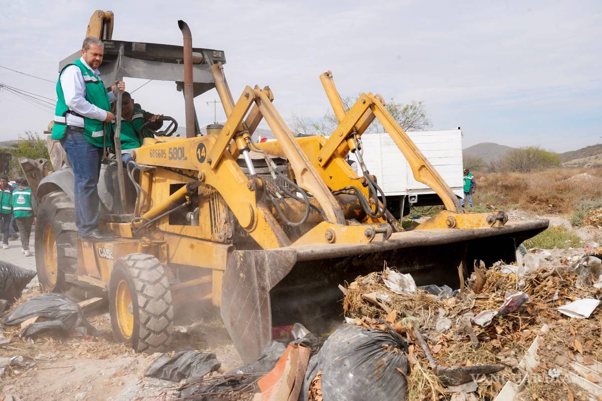 Salud y limpieza: jornada integral de descacharrización en Ramos Arizpe