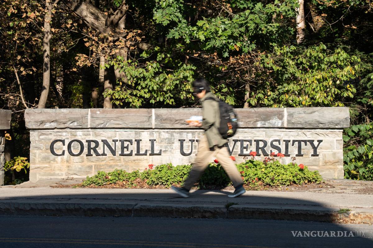$!Estudiantes caminan por el campus de la Universidad Cornell, el miércoles 7 de octubre de 2026, en Ithaca, Nueva York.