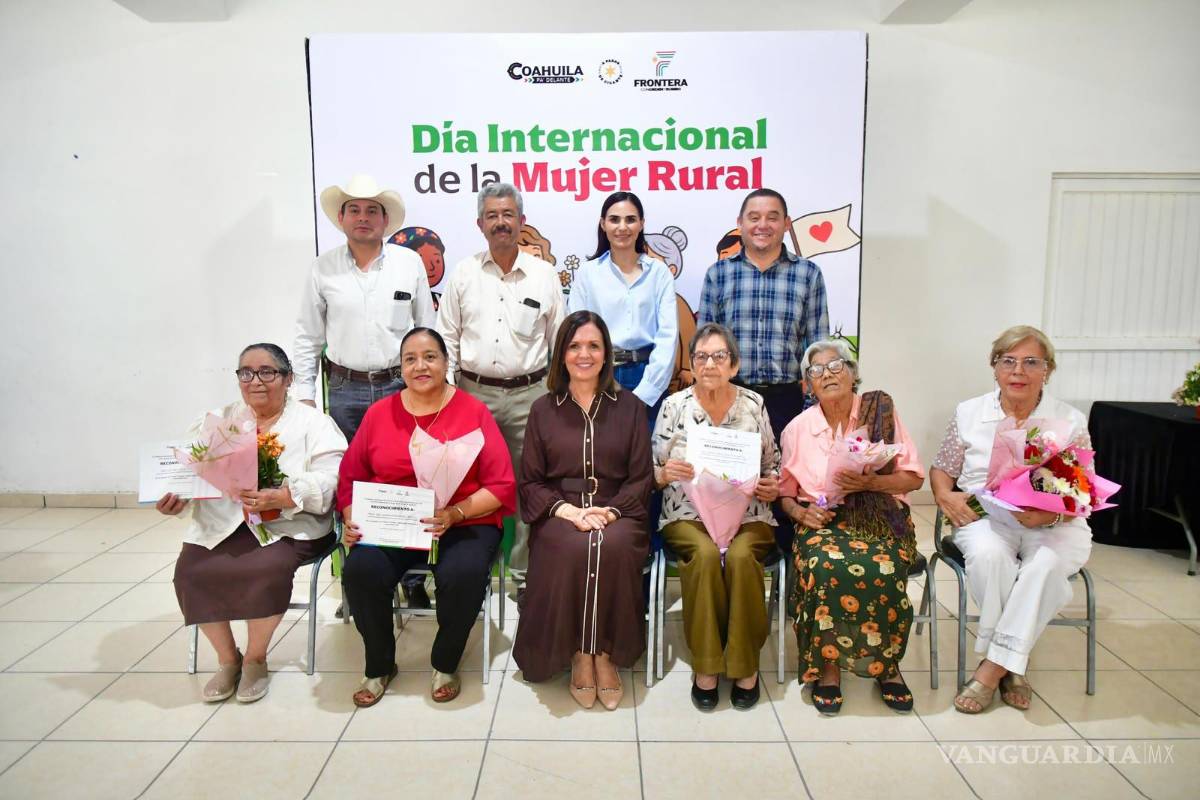 $!Cinco mujeres de comunidades ejidales de Frontera fueron homenajeadas durante el Día Internacional de la Mujer Rural.