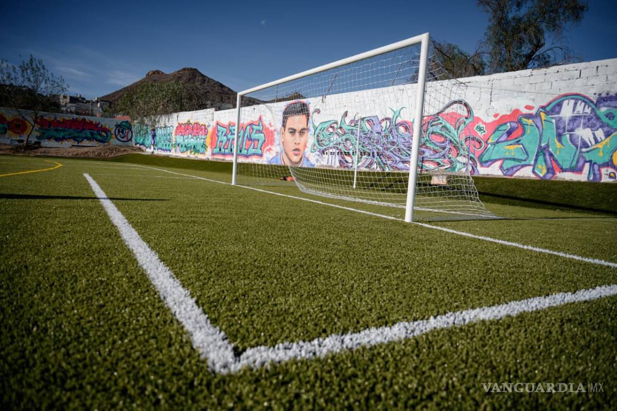 Saltillo entrega cancha rehabilitada en la colonia Espinoza Mireles; inversión fue de 3.5 mdp