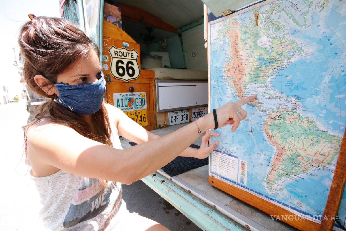 $!Frena COVID-19 travesía de pareja argentina que viajaba de Alaska