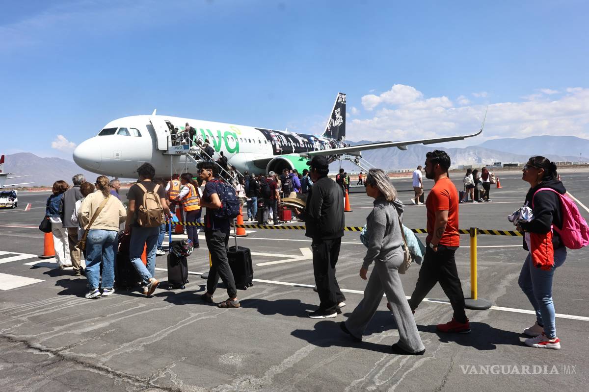 $!El Aeropuerto Internacional Plan de Guadalupe inauguró su primer vuelo directo a Cancún, con operaciones jueves y domingo.